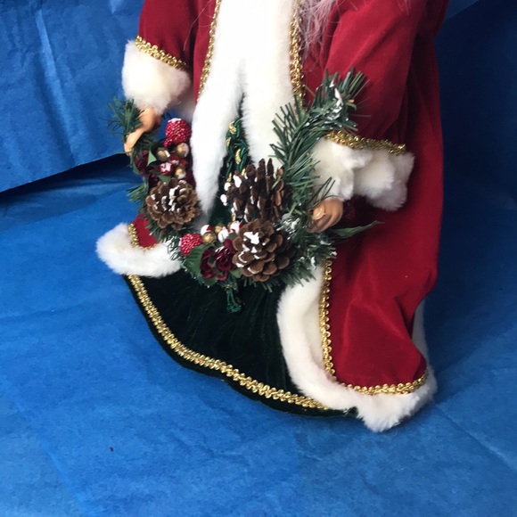 Vintage handmade Santa tree topper - Picture 7 of 11